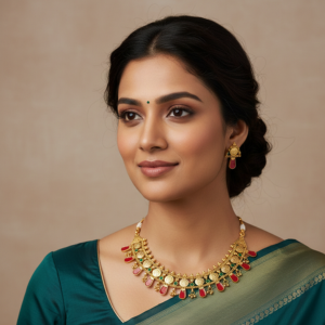 Vaanya Kasha X Palakka Coin Choker Necklace