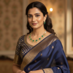 Gold-Toned Floral Nagapadam Necklace