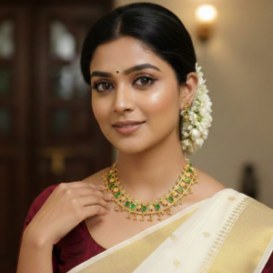 Palakka Green Choker Necklace