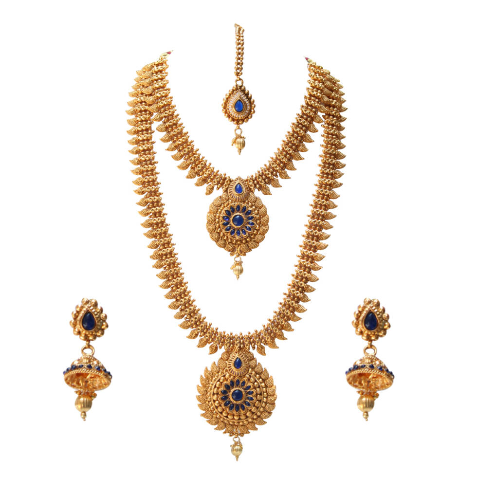 Blue color south indian haram