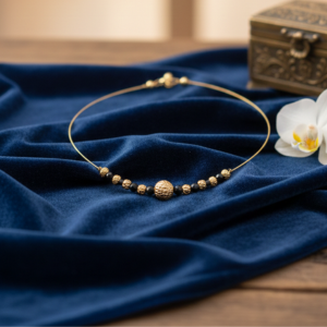 Minimal Gold-Bead Mangalsutra