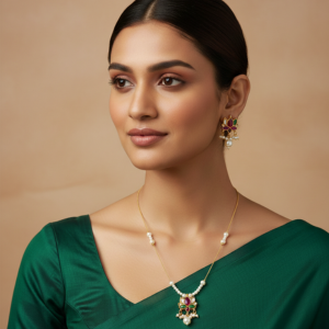 Pearl Floral Jewelry Set