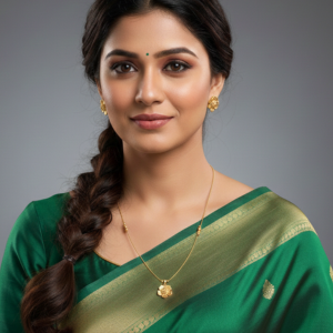 Classic Gold Leaf Pendant Necklace